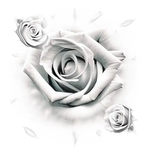 Red Rose With Thorns