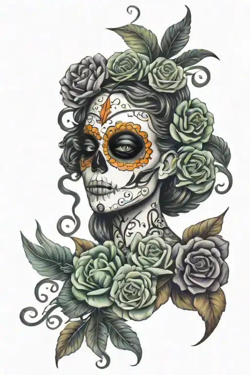 Medusa Beautiful Sugar Skull
