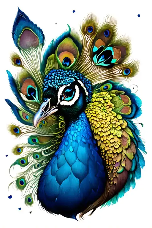 Peacock And Fairy