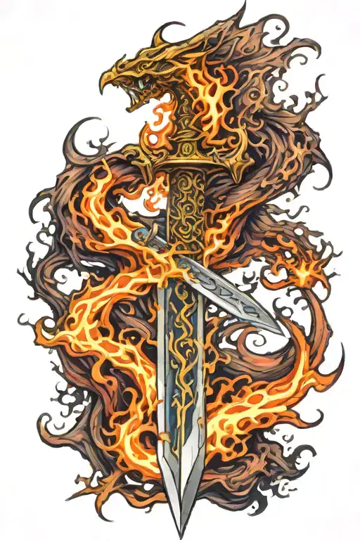 Flaming Sword