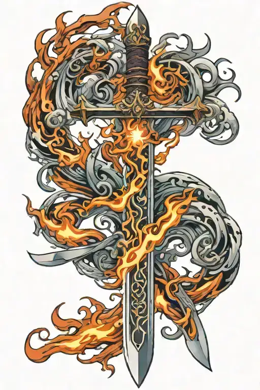 Flaming Sword