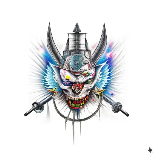 A Powerful Warrior Embracing The Present Moment