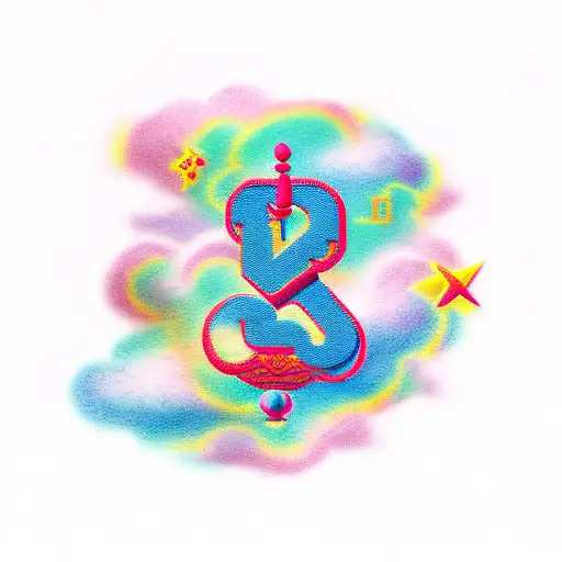 Clouds With Chinese Letters