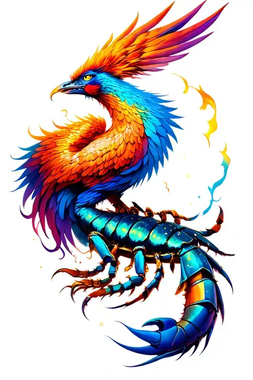 Woman Phoenix Scorpio Zodiac Sign