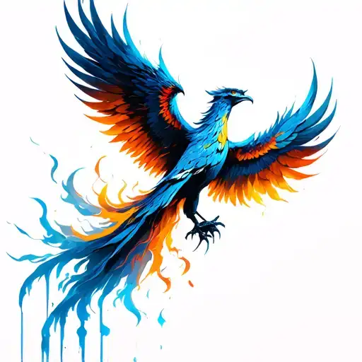 Phoenix Rising From Ashes