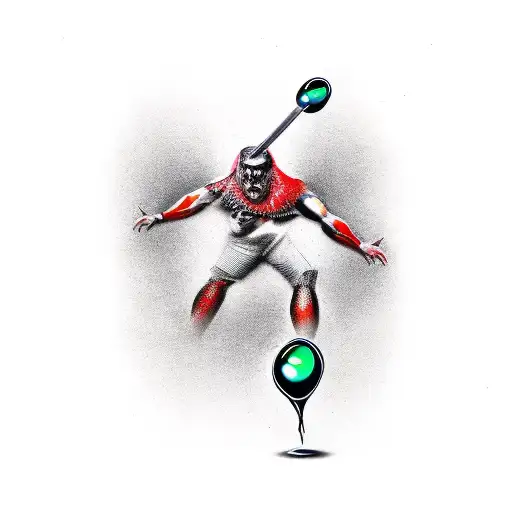 Warrior Stopping 4 Bullets