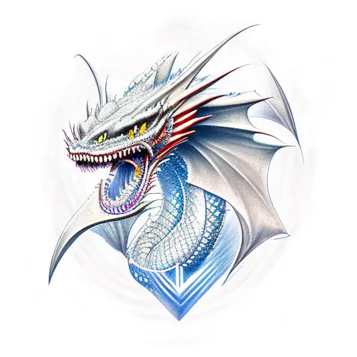 Dragon Com Espadas