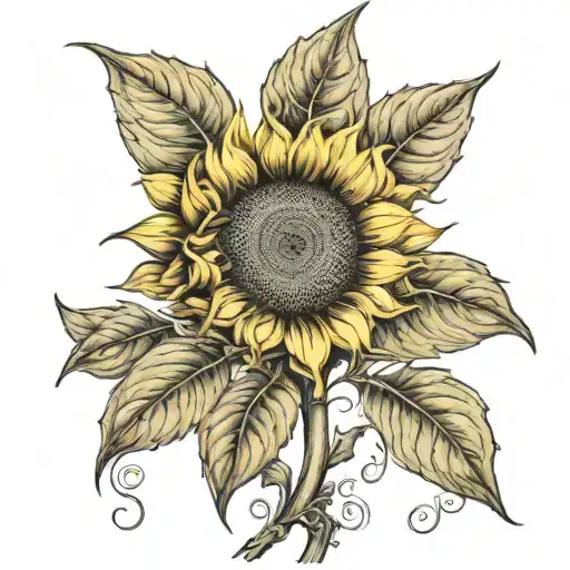 Sunflower Blooming