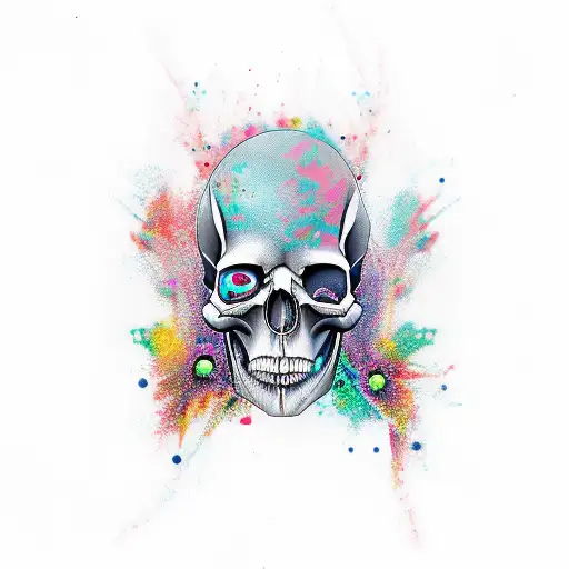 Half Skull Half Woman