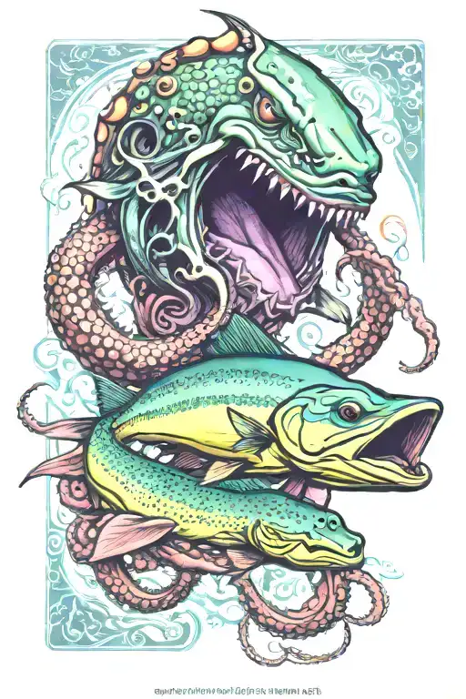 Mahi Mahi Vs Octopus