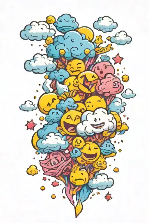 Emoji Explosion Cloud