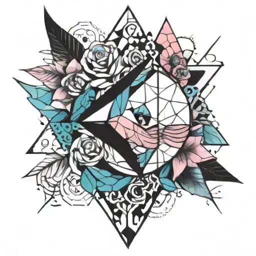 A Geometric Design Incorporating Your Love For Your 'Trans Amo' And Your Artwork