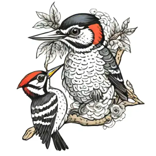 Woodpecker Pecking