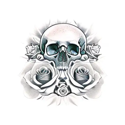 Skull And Roses