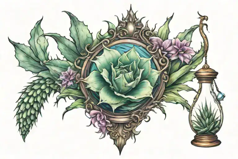 Hourglass Agave Oaxaca Beautiful Elegant