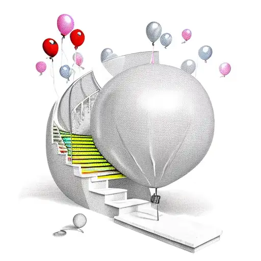 Basement Stairs Children Baloon
