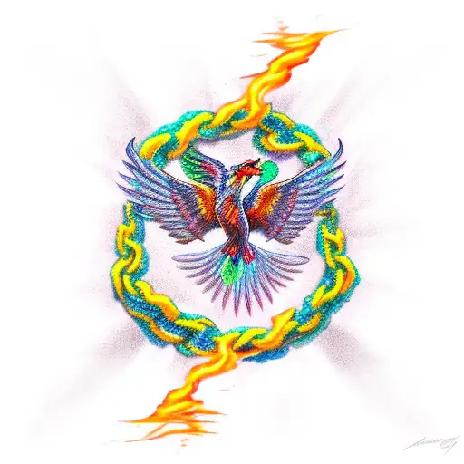 Phoenix With Broken Chains