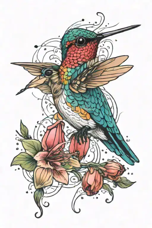 Crying Hummingbird Flying