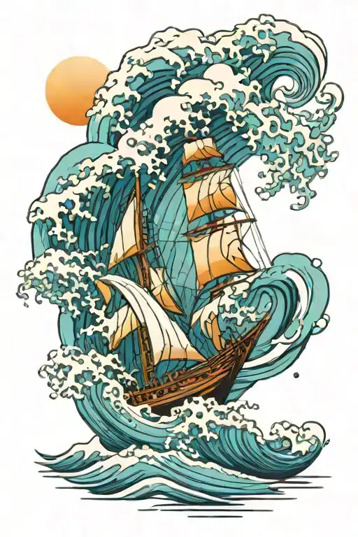 Creative Sailing Ocean Waves