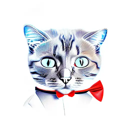 Cat In A Tuxedo
