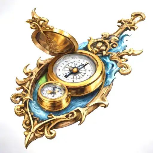 Compass Clock