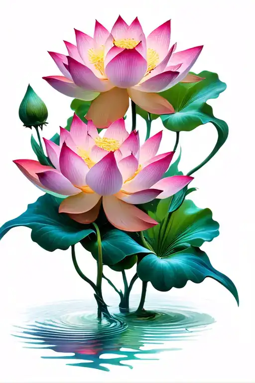 Lotus Flower Emerging