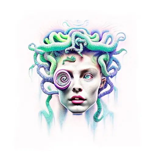 Medusa Com Aguas Vivas