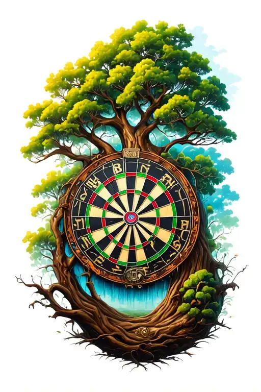 Tree Of Life Dartboard