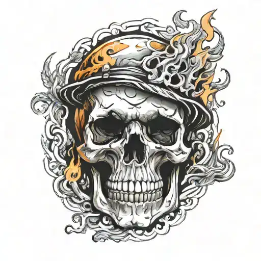 Skull On Fire