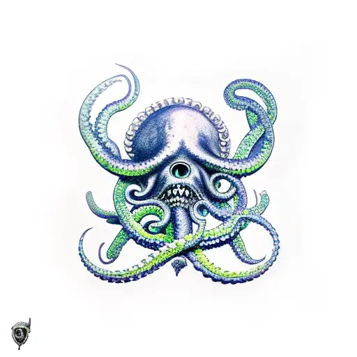 Kraken Holding Knife