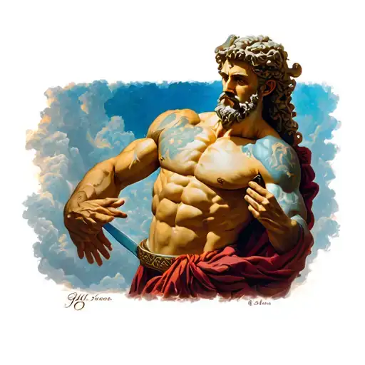 Hades Greek God Atlas Holding