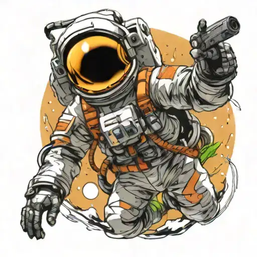 Astronaut Lost In Space