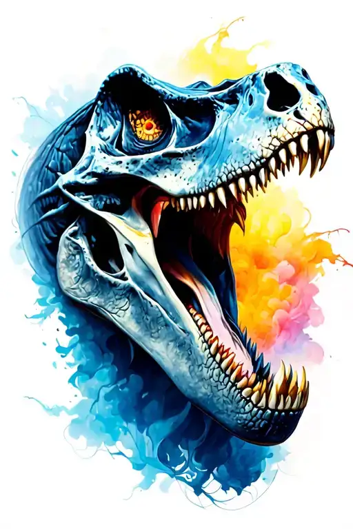 T Rex Skull