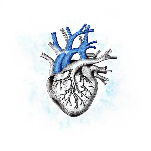 Anatomical Heart Ocean Waves
