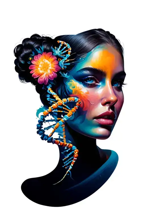 Dna And Women Face