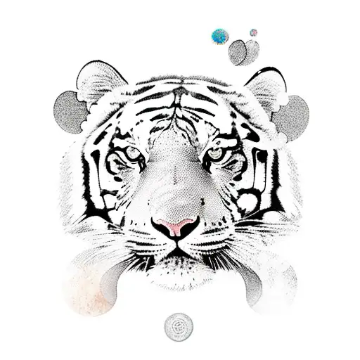 Tree Of Life And A Tiger