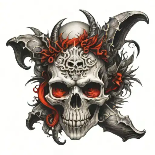 Devilish Creature Skull