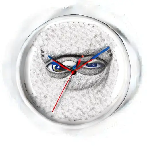 Time Passing Away Eye Clock