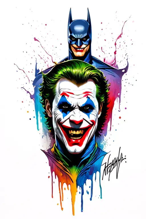 Batman And Joker And Hahahahaha