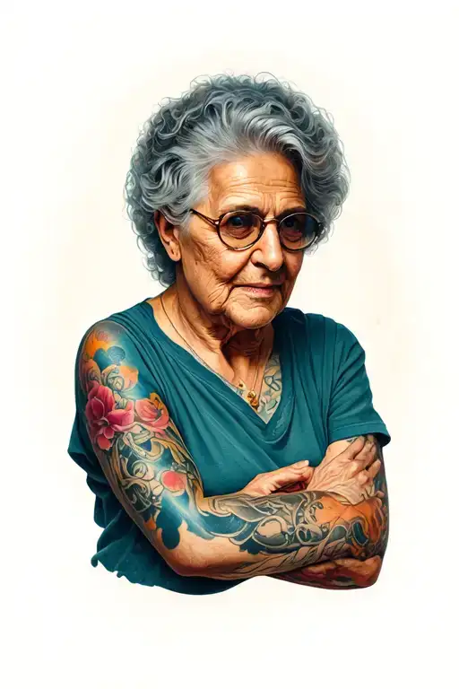 Tattoo In My Father's Arm And Mom Died