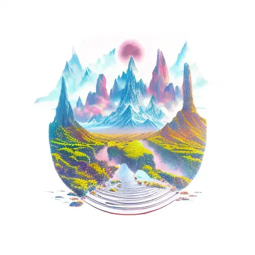 Dark Sky Line Of The Valley Of The Shadow Of Death