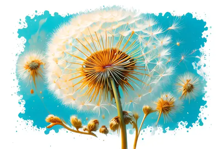 Dandelion Blowing