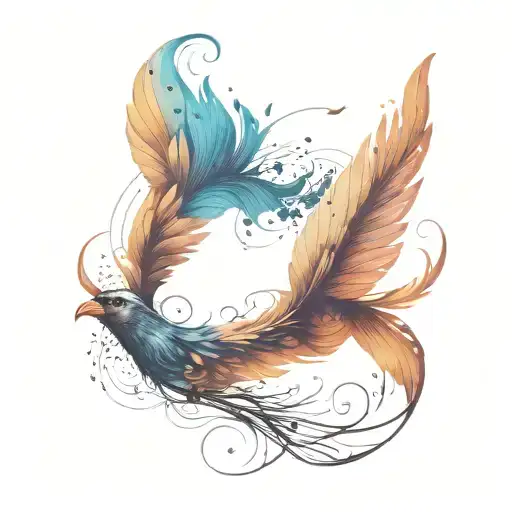 Bird Flying Silohuette