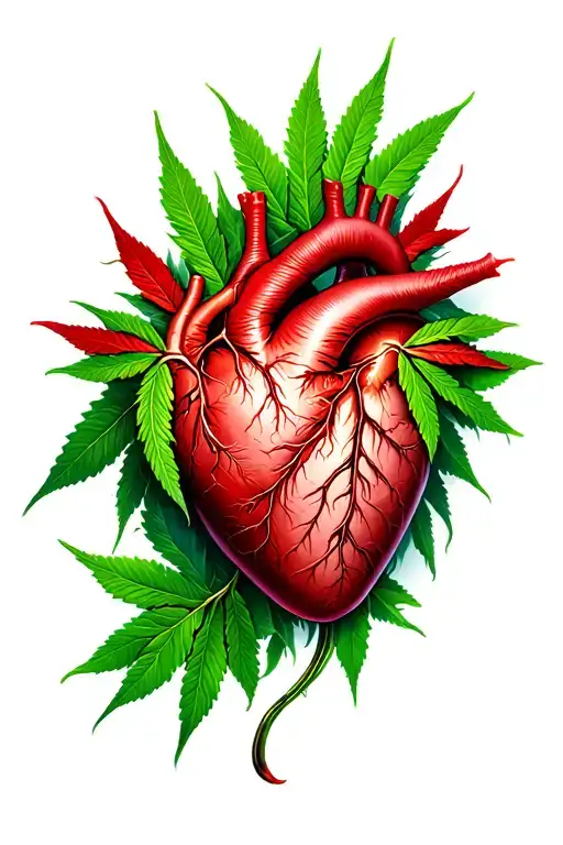 Hemp Leaf Heart Morphing