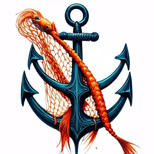 Fish Net Boat Anchor