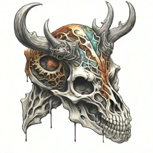 Alien Deer Skull