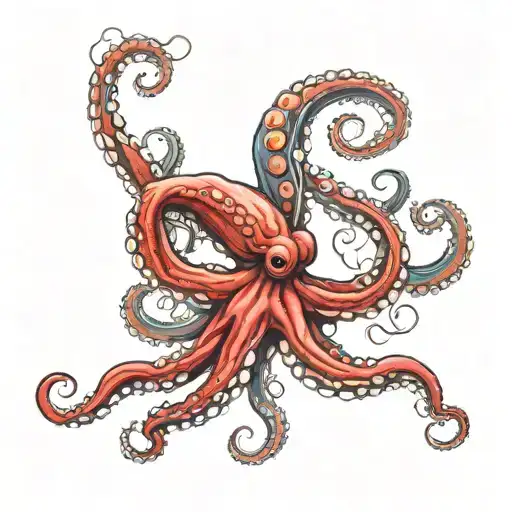 Red Octopus
