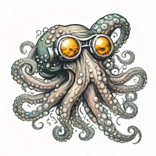 Octopus With Goggles
