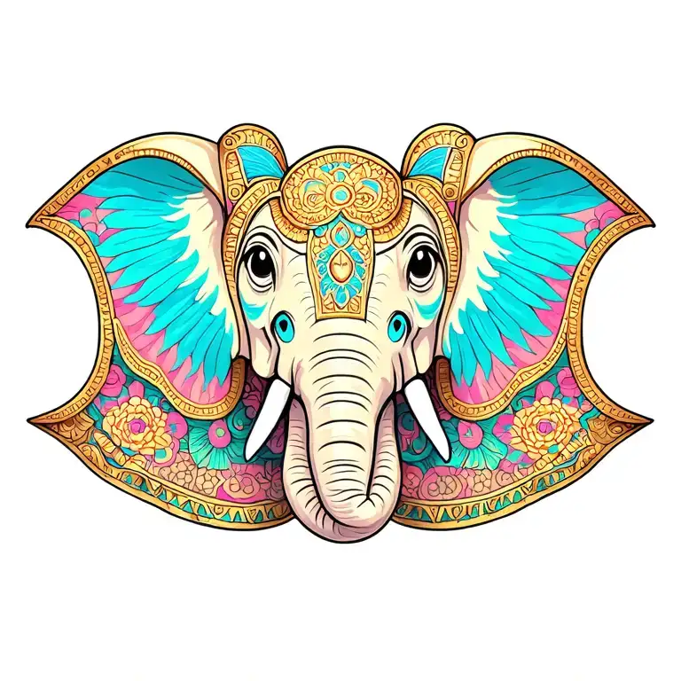 Hamsa Shaped Like An Elephant