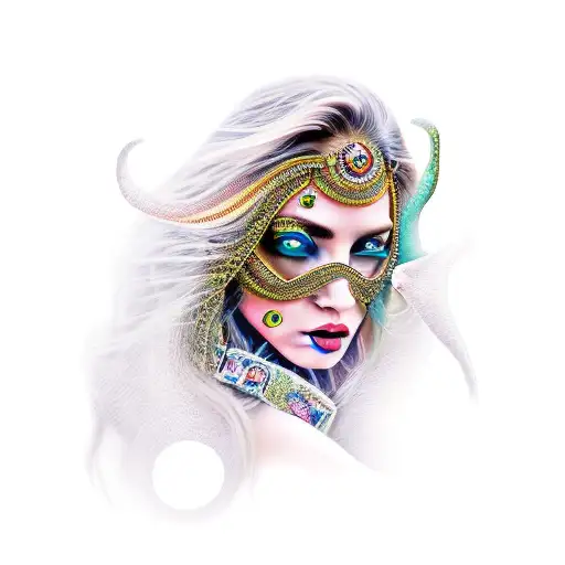 Mysterious Beautiful Female Protector